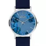 s.Oliver Damen Analog Quarz Armbanduhr mit Silikonarmband SO-3707-PQ