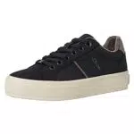 s.Oliver Damen Sneaker flach zum Schnüren Plateau Blau