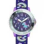 s.Oliver Mädchen Analog Quarz Uhr mit Silikon Armband SO-4247-PQ