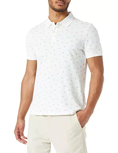 s.Oliver Men's Poloshirt, Kurzarm, weiß 01A0, X
