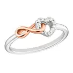 s.Oliver Ring 925 Sterling Silber Damen Ringe, mit Zirkonia synth.