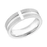 s.Oliver Ring Edelstahl Herren Ringe, Silber, Kreuz