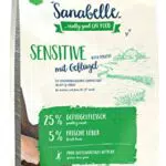 Sanabelle Sensitive mit Geflügel, Katzentrockenfutter für ernährungssensible Katzen