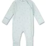 Sanetta Baby-Mädchen 221857 Strampler/Overall, Blue Wind