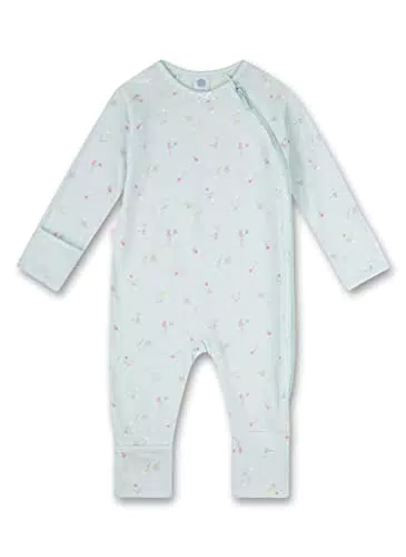 Sanetta Baby-Mädchen 221857 Strampler/Overall, Blue Wind
