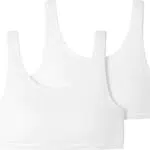 Schiesser Mädchen 2 PACK Unterwäsche Bustier - 95/5 Organic Bio Baumwolle - Größe 92 bis 176