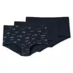 Schiesser Mädchen 3 Pack Shorts weiches Bündchen-95/5 Organic Bio Baumwolle-Größe 140 bis 176 Unterwäsche