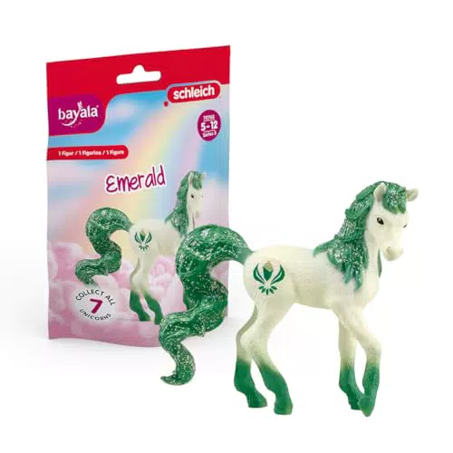 schleich 70765 Sammeleinhorn Smaragd, für Kinder ab 5-12 Jahren