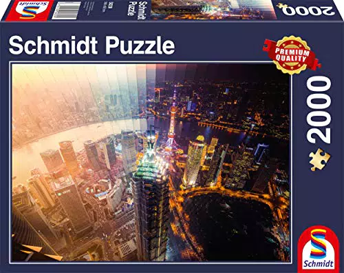 Schmidt Spiele Puzzle 58239 Puzzle 2.000 Teile, Tag und Nacht
