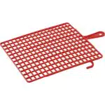 Schuller Eh'klar 40430 Abtropfgitter aus Kunststoff Abstreifgitter Rot