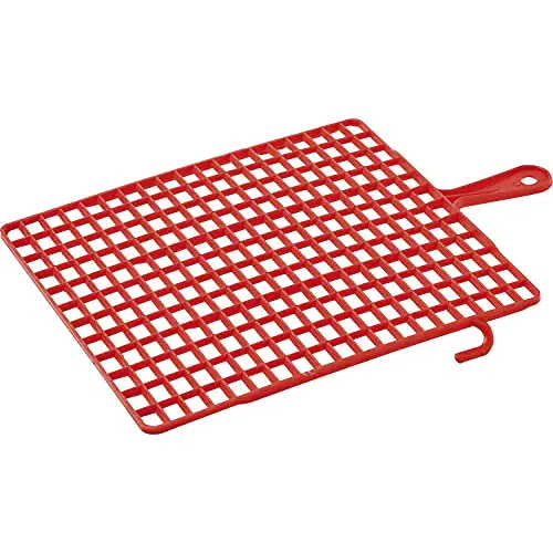 Schuller Eh'klar 40430 Abtropfgitter aus Kunststoff Abstreifgitter Rot