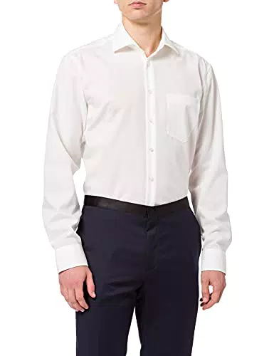 Seidensticker Herren Regular Bügelfrei Business Shirt