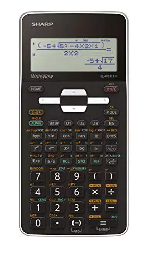 Sharp EL-W531 TH-WH Wissenschaftlicher Schulrechner Weiß