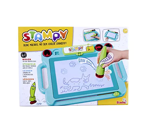 Simba 106334629 - Stampy Maltafel für Kinder, 41x29cm