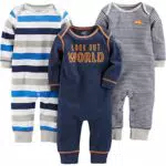 Simple Joys by Carter's Baby-Jungen 3-Pack Jumpsuits Spieler