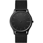 Skagen Herrenuhr Jorn, Dreizeigerwerk, 41mm Midnight Edelstahlgehäuse mit EdelstahlMeshArmband