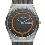 Skagen Herrenuhr Melbye Titanium, DreizeigerTagDatum Uhrwerk