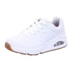 Skechers UNO Stand ON AIR Sneaker, White Synthetic & Trim