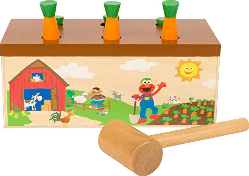 Small Foot 10972 Sesamstrasse Hämmerchenspiel aus Holz