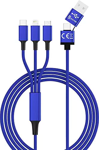 Smrter Nylon Hydra Ultra 5 in 1 USB-Ladekabel USB-A Stecker