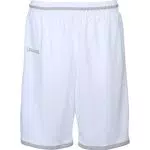 Spalding Herren Move Shorts, weiß/Silber grau, 128