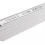 STABILA Kunststoff-Gliedermaßstab Type 1104, 1 m, weiß