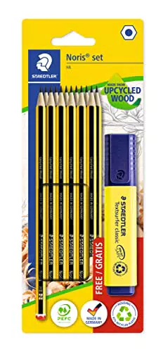 STAEDTLER Bleistift Set Noris, Made from Upcycled Wood
