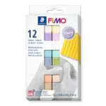 STAEDTLER ofenhärtende Modelliermasse FIMO soft in Pastell Farben