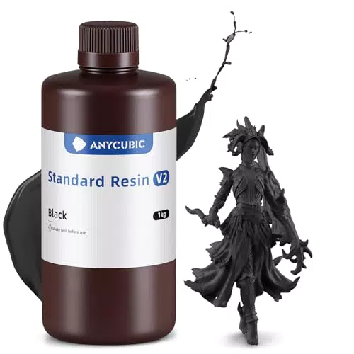 Standard Resin V2 1000g, ANYCUBIC 3D Drucker Resin, 405nm LCD SLA Rapid UV Aushärtung Resin