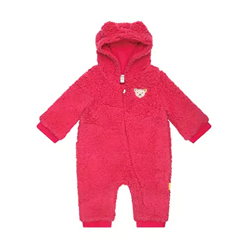 Steiff Baby Girls Overall Einteiler, Raspberry, 68