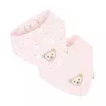 Steiff Baby-Mädchen 2er Pack Halstuch, Parfait PINK