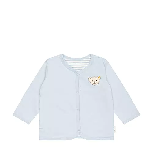 Steiff Unisex Baby Wendejacke GOTS Jacke, Celestial Blue