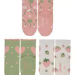 Sterntaler Baby-Mädchen 3er-Pack Blumen Söckchen, zartrosa
