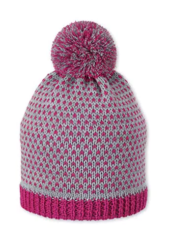 Sterntaler Baby - Mädchen Mütze Baby Bommelstrickmütze Muster