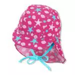Sterntaler Baby - Mädchen Schirmmütze mit Nackenschutz Sealife Sonnenhut