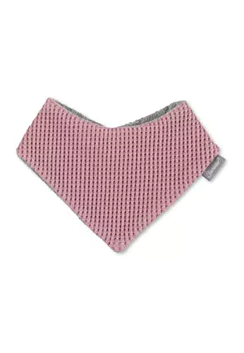 Sterntaler Baby Unisex Baby Halstuch Kinder Waffeloptik Halstuch - Baby Halstuch - aus Viskose in Waffeloptik mit Klettverschluss - rauchgrau