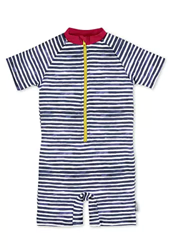 Sterntaler Unisex Kinder Jungen Schwimmanzug Baby Schwimmanzug Schildkröte UV-Schutz 50+ marine