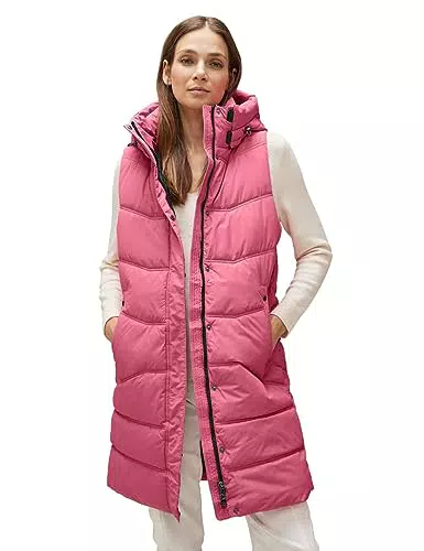 STREET ONE Damen A220198 Steppweste, Light Peony pink