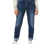 Street One Damen A375668 Jeanshose, Brillant Indigo Random Wash