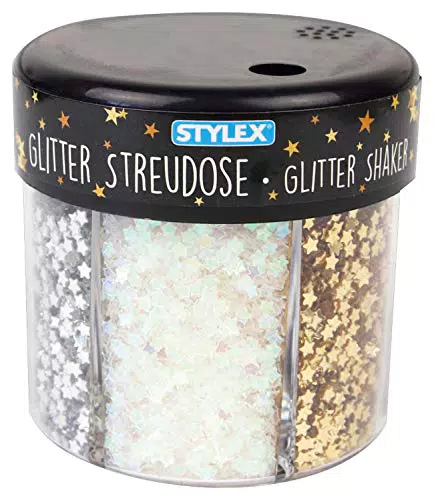 Stylex 23387 - Glitter-Streudekor in einer praktischen Streudose