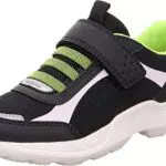 Superfit Jungen Rush Sneaker, Schwarz Gelb 0010