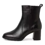 Tamaris COMFORT Damen Stiefeletten mit Absatz aus Leder mit Reißverschluss Comfort Fit
