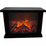 technoline T9800 Deko LED Kamin, Metall, 29 cm x 11 cm x 19 cm