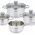 Tefal A705A8 Duetto Edelstahl Kochtopf-Set, 7-Teilig induktionsgeeignet
