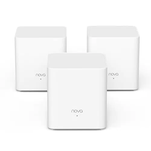Tenda Nova Mesh WLAN WiFi 6 System, AX1500 Dualband WLAN Mesh Repeater & Router Kompatibel mit Amazon Alexa