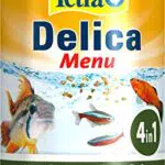 Tetra Delica Menu Naturfutter - 4 verschiedenen Futtertier-Sorten in einzelnen Kammern
