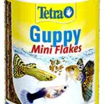 Tetra Guppy Mini Flakes Fischfutter - ausgewogenes, nährstoffreiches Flockenfutter für Guppies
