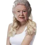 The Queen Printed Card Mask