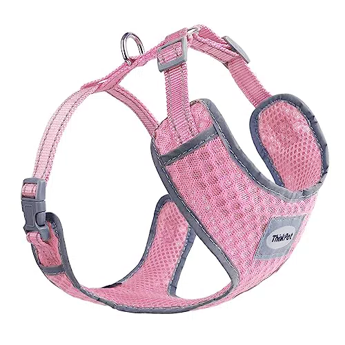 ThinkPet No-Pull Hundegeschirr Leine Set, Atmungsaktiv Brustgeschirr für Kleine Mittlere Große Hunde