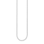 Thomas Sabo Unisex Charm-Kette Erbskette Charm Club 925 Sterling Silber X0001-001-12